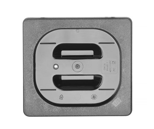 Lid for GN containers black polycarbonate, HENDI, GN 1/6, Black, 176x162mm 1