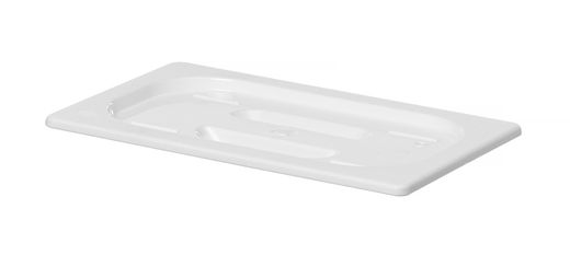 Lid for GN containers white polycarbonate, HENDI, GN 1/4, White, 265x162mm 1