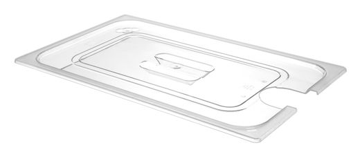 Lid for GN containers with sous vide stick recess, HENDI, GN 1/1, Transparent, 530x325mm 1