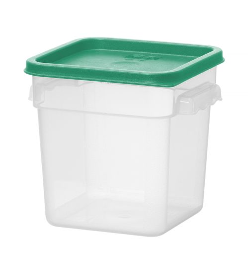 Pojemnik na żywność z podziałką, HENDI, 3,8L, 190x190x(H)180mm 1