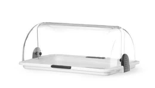 Atsevišķa vitrīna Roll top, HENDI, Balts, 465x315x(H)195mm, Taisnstūra 1