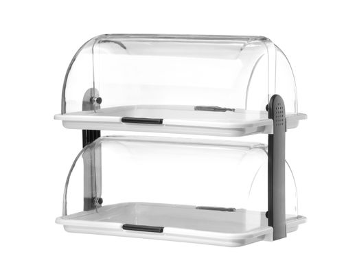 Espositore roll top - doppio, HENDI, Bianco, 465x310x(H)410mm 1