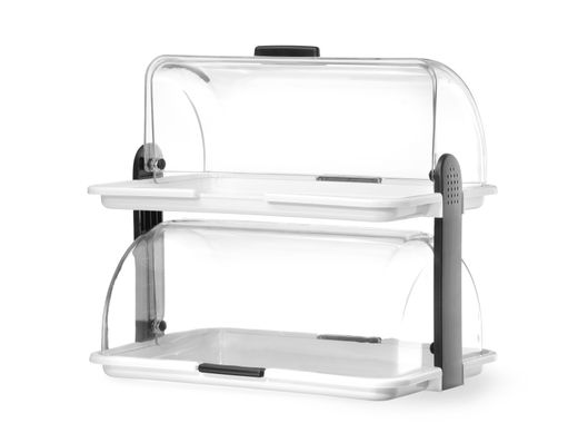 Espositore roll top - doppio, HENDI, Bianco, 465x310x(H)410mm 1