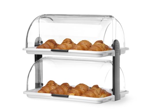 Espositore roll top - doppio, HENDI, Bianco, 465x310x(H)410mm 1