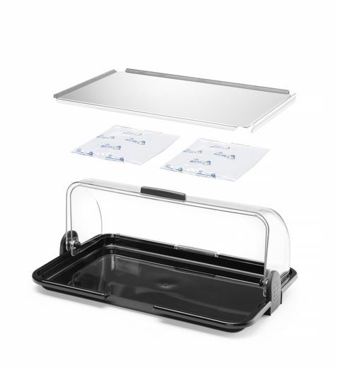 Roll top display, HENDI, 465x315x(H)195mm 1