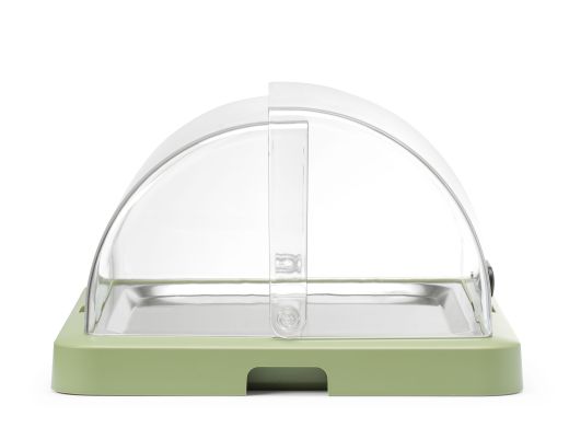 Pojedyncza witrynka chłodząca roll-top Duo UNIQ, HENDI, designed by Robert Bronwasser, Pojedyncza, zielony, 460x355x(H)220mm, Prostokątny 1
