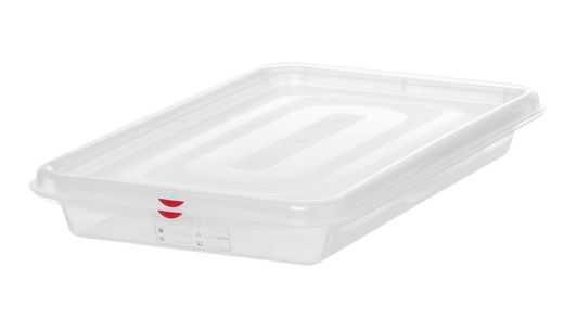 GN 1/1 container, polypropylene, HENDI, GN 1/1, 8L, Transparent, 530x325x(H)65mm, Rectangular 1