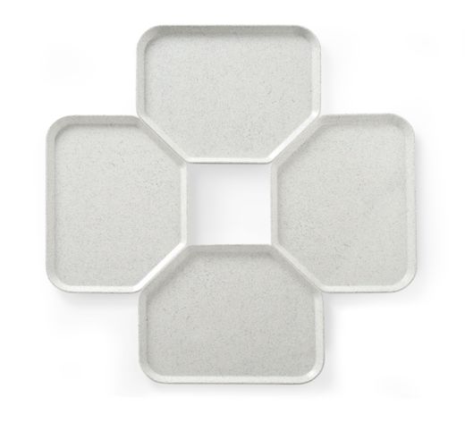 Taca trapezowa , AmerBox, granitowy, 455x355mm 1