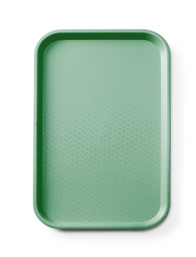 Polypropylénová tácka na fast food GN 1/1, AmerBox, GN 1/1, Zelená, 530x325x(H)20mm, Obdĺžnikový 1