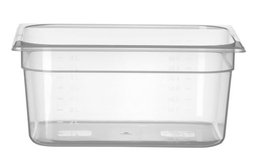 Gastronorm-Behälter 1/2, HENDI, Profi Line, GN 1/2, 9,5L, Transparent, 325x265x(H)150mm 1
