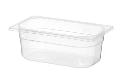 Pojemnik GN 1/4 z polipropylenu, HENDI, Profi Line, GN 1/4, 2L, transparentny, 265x162x(H)100mm 1