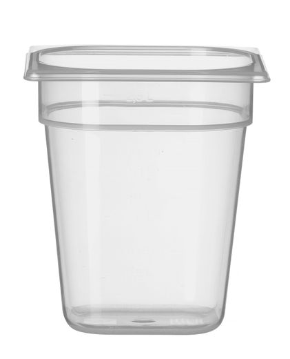 GN talpykla 1/6 Profi Line iš polipropileno, HENDI, Profi Line, GN 1/6, 3,4L, Permatomas, 176x162x(H)200mm 1