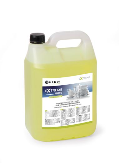 Extreme Pure Professional concentrated solution for manual dishwashing - 5l, HENDI, 5 L 1