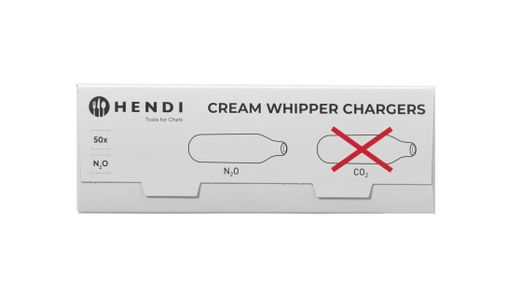 Cream whipper chargers, HENDI, grey, Light grey, 50 pcs 1