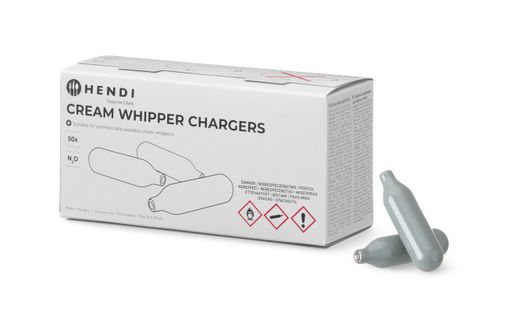 Cream whipper chargers, HENDI, grey, Light grey, 50 pcs 1