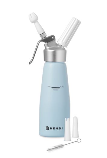 Cream whipper, HENDI, 0,5L, Pastel blue, ⌀80x(H)260mm 1