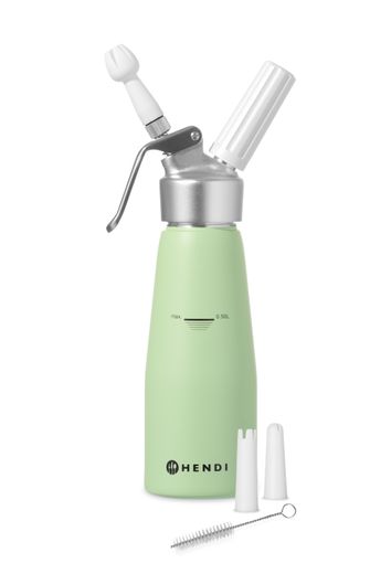 Cream whipper, HENDI, 0,5L, Pastel green, ⌀80x(H)260mm 1