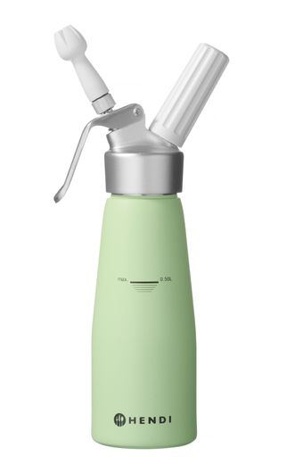 Cream whipper, HENDI, 0,5L, Pastel green, ⌀80x(H)260mm 1