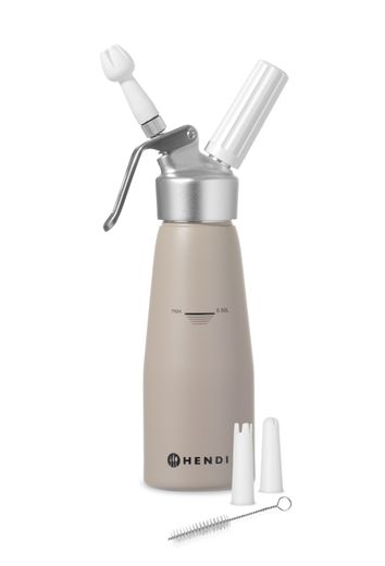 Cream whipper, HENDI, 0,5L, Taupe, ⌀80x(H)260mm 1