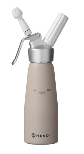 Cream whipper, HENDI, 0,5L, Taupe, ⌀80x(H)260mm 1