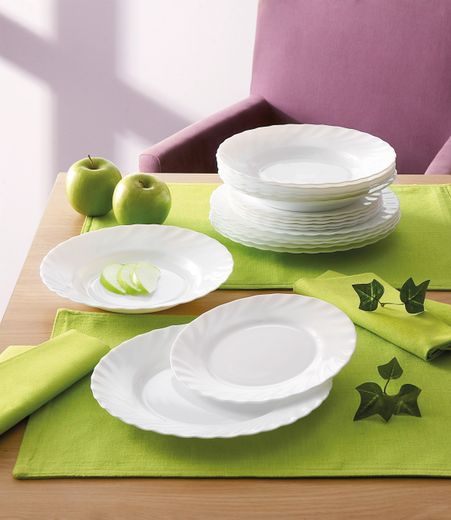 Trianon soup plate, Arcoroc, Trianon, ø225 mm, White, ⌀225x(H)35mm 1