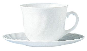 Trianon cup, Arcoroc, 220 ml, 0,22L, White, ⌀87x(H)67mm 2