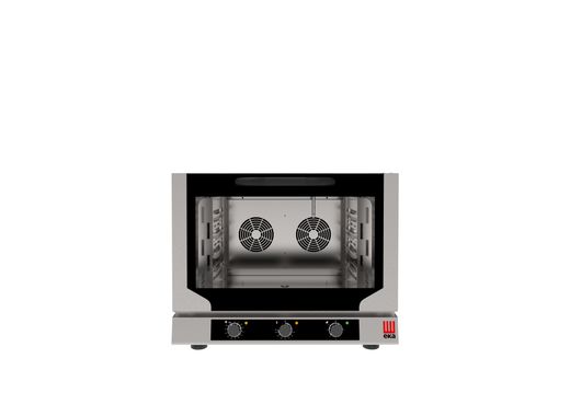 Bakery steam convection oven Evolution Next 4x 530x325 mm GN 1/1, electric, with electromechanical control, Tecnoeka, GN 1/1, 400V/6400W, 784x752x(H)634mm 1