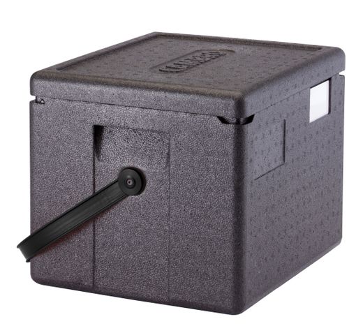 Professional grade insulated carrier CAM GOBOX with a black strap, GN 1/2., Cambro, 22.3 L, 22,3L, Black, 390x330x(H)316mm 1