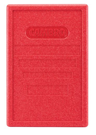 Lid for Cam GoBox insulated, top-loaded carriers., Cambro, red, Red, 600x400x(H)34mm 1