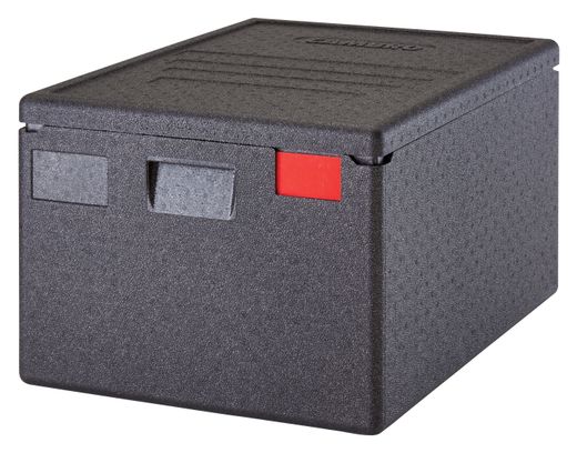 Professional grade insulated carrier CAM GOBOX, top-loaded, 600x400 mm., Cambro, 80 L, 80L, Black, 690x490x(H)370mm 1