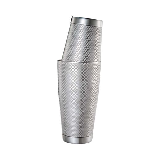 Shaker tin Diamond Lattice, Antique Copper, Barfly, 0,83L, Silver 1