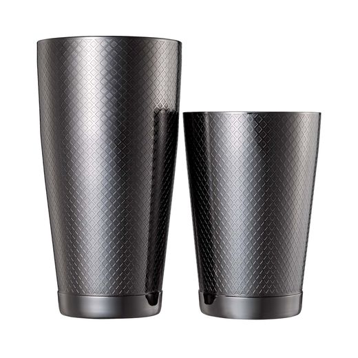 Shaker tin tin Diamond Lattice, antyczna miedź, Barfly, 0,83L, czarny 1