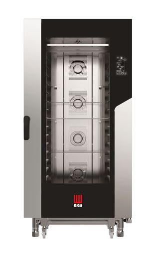 Electric convection-steam oven Millennial Black Mask Bakery, 16x 600x400mm - electronic control, Tecnoeka, 400V/31000W, 930x1035x(H)1900mm 1