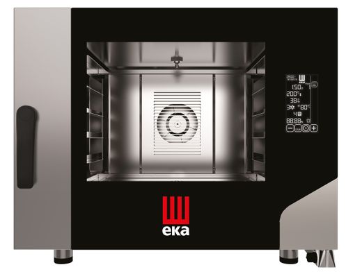 Electric convection-steam oven Millennial Black Mask Bakery, 4x 600x400mm - electronic control, Tecnoeka, 400V/7800W, 850x1035x(H)700mm 1