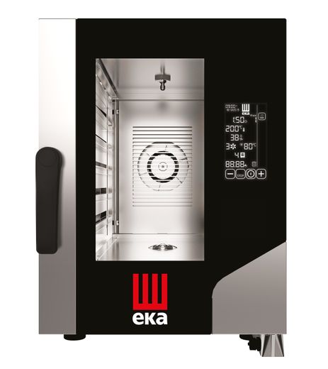 Electric convection-steam oven Millennial Black Mask Gastro Compact 6 x GN 1/1, electronic control, Tecnoeka, 400V/7800W, 500x930x(H)700mm 1