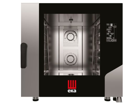 Convection steam oven Millenial Black Mask Bakery 6× 600×400 mm, electric, Tecnoeka, 400V/10400W, 850x1035x(H)850mm 1