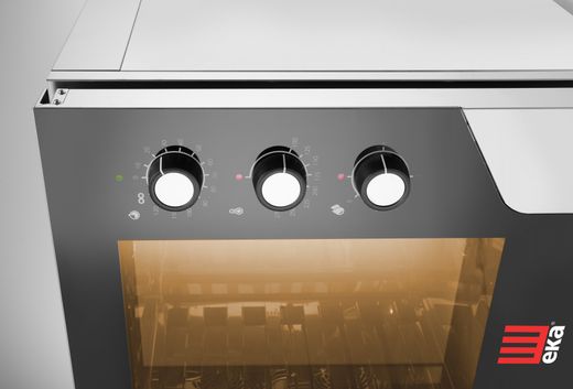 Millennial Smart Gastro convection steam oven, 7 × GN 1/1 – electromechanically controlled, electric, Tecnoeka, Millennial Smart, 400V/10400W, 730x855x(H)850mm 1