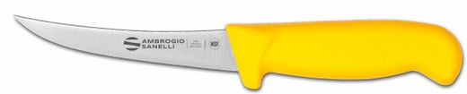 Supra Colore boning knife, Ambrogio Sanelli, Supra colore, curved blade, Yellow, (L)270mm 1