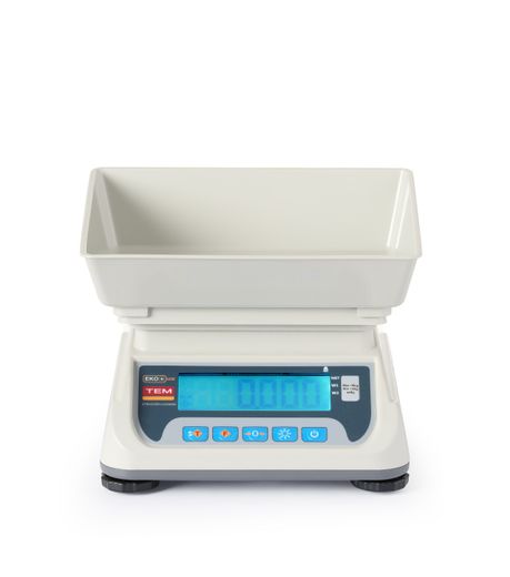 LCD kitchen scale with legalisation, ECO+ line, TEM, 255x264x(H)189mm 1