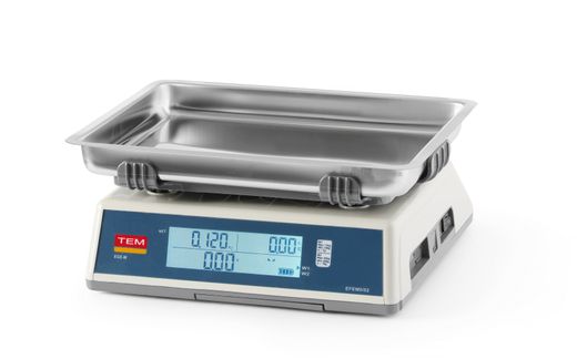 Waga kalkulacyjna LCD z legalizacją, seria EGE, głęboka szalka, 30 kg, TEM, 355x330x(H)155mm 1