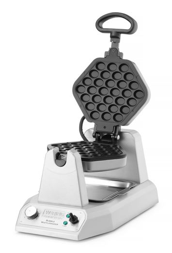 Rotacinė vaflių keptuvė „Bubble Waffle“ vafliams, su nuimamomis plokštelėmis, Waring, 230V/1200W, 267x432x(H)216mm 1