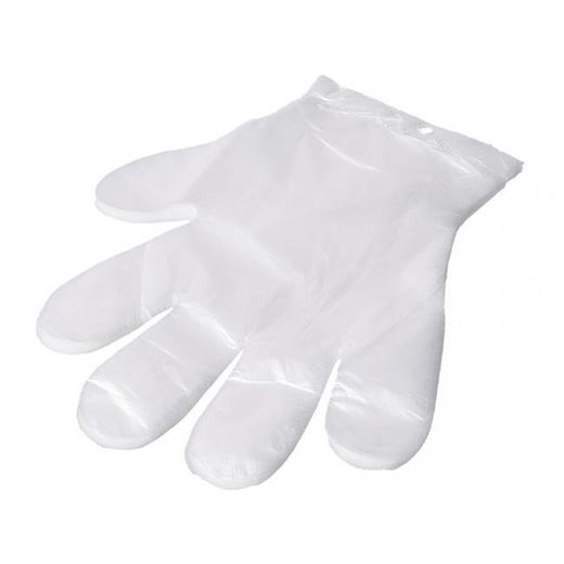 Foil gloves with a hanger – set of 100 pcs., Sanifine, versatile, Transparent, 100 pcs 1