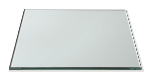 Square plate transparent in tempered glass, ROSSETO, Transparent 1