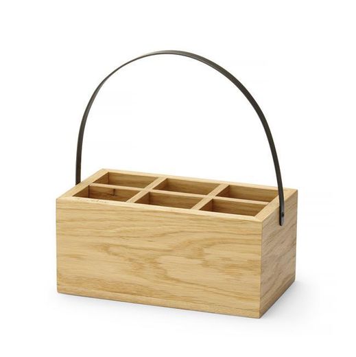 Madeira Cutlery Caddy, Fine Dine, Madeira, Brown 1