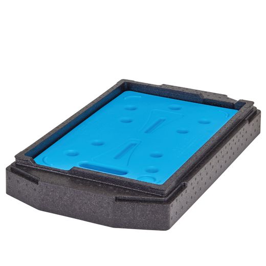 Professional grade insulated carrier CAM GOBOX, front-loaded, for 600x400 mm containers, with 9 built-in guides., Cambro, 126 L, with 9 guides, 126L, Black, 770x540x(H)687mm 1