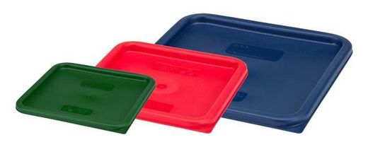 Cover for CAMBRO's CamSquare container., Cambro, for the 5.7 L and 7.6 L containers – red, Red, 227x227x(H)16mm 1