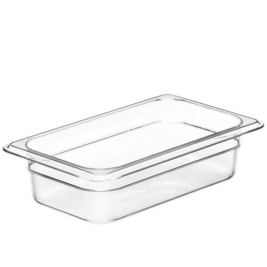 Camwear GN 1/4 polycarbonate container., Cambro, GN 1/4, 1,7L, Transparent, 162x265x(H)65mm 1