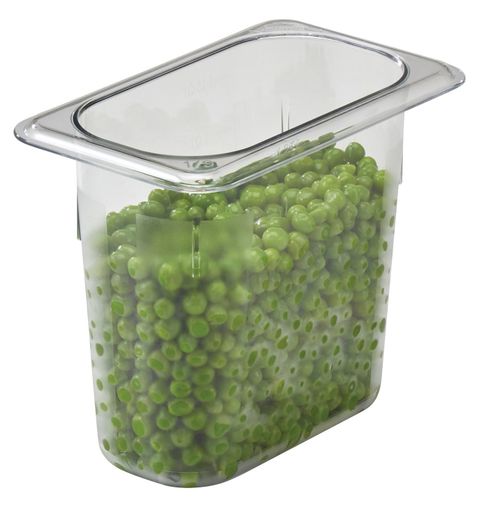 Camwear GN 1/9 polycarbonate container., Cambro, GN 1/9, 1,4L, Transparent, 108x176x(H)150mm 1