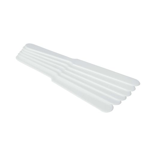Szpatuła do zbierania piany z piwa, BarUp, biały, 6 szt., 235x26mm 1