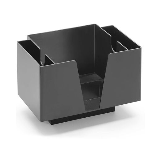 Napkin holder - 3 compartments, BarUp, Black, 193x143x(H)136mm 1